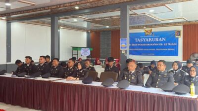 Tasyakuran HBP Ke-62, Lapas Brebes Perkuat Komitmen Pemasyarakatan Humanis dan Serahkan Bansos dan Gerobak Usaha