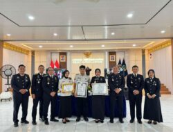 Raih Prestasi Gemilang, Lapas Kelas I Bandar Lampung Terima Penghargaan Dapur Sehat Nasional Pada Puncak Peringatan HBP ke 62