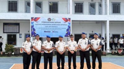 Penguatan Pengawasan Internal, Petugas Lapas Banyuasin Resmi Dikukuhkan Satops Patnal