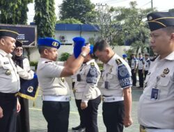 Perkuat Pengawasan Internal, Plh Kakanwil Ditjenpas Lampung Pimpin Pengukuhan Petugas Satops Patnal