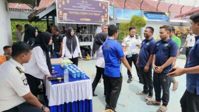 Lapas Kelas IIB Kota Bakti Laksanakan Tes Urine Bagi Warga Binaan dan Petugas