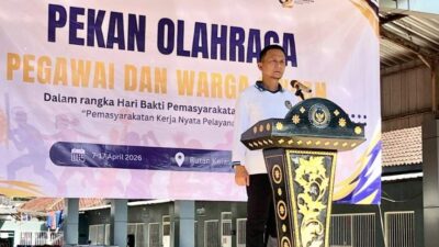 Pembukaan Porsenap HBP ke-62 di Rutan Sukadana Berlangsung Meriah, Karutan Sukadana Ajak Warga Binaan Tumbuhkan Semangat Kebersamaan