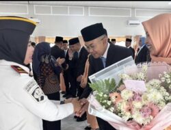 Ucapkan Selamat Kepada Pegawai yang Dilantik, Kepala Lapas Kelas I Bandar Lampung Sambut Lima Personel Baru