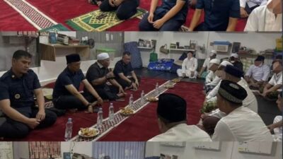 Perkuat Pembinaan Kepribadian, Kabid P3KI Kanwil Ditjenpas Sumsel Gelar Shalat Magrib dan Tausiah di Rutan Palembang