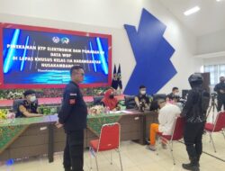 Tingkatkan Validitas Data WBP, Disdukcapil Cilacap Gelar Perekaman E-KTP di Aula Candranawasena