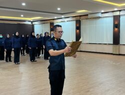 Kanwil Ditjenpas Lampung Gelar Ikrar dan Penguatan Pengawasan Pemasyarakatan Bersih dari Handphone Ilegal serta Narkoba dan Penipuan