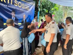Peduli Sesama, Kepala Rutan Bandar Lampung Hadiri Program Bedah Rumah dan Bakti Sosial Pemasyarakatan Lampung