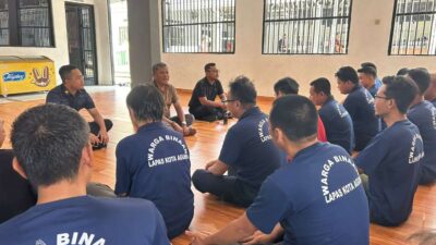 Kepala Lapas Kotaagung Berikan Penguatan di Hari Libur untuk Bangun Kedekatan dengan Warga Binaan