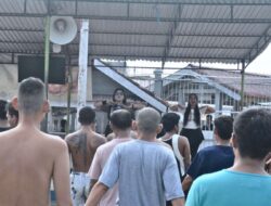 Warga Binaan Lapas Muara Tebo Ikuti Senam Bersama untuk Jaga Kebugaran Tubuh