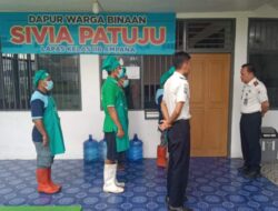 Wujudkan Pelayanan Prima, Kalapas Ampana Beri Arahan Kepada Petugas Dapur Tekankan Kebersihan dan Kualitas Makanan WBP