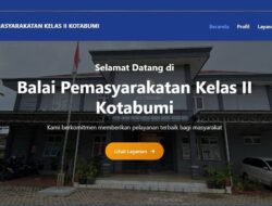 Bapas Kelas II Kotabumi Launching Web Self Service, Wujudkan Layanan Digital yang Cepat serta Mudah dan Transparan