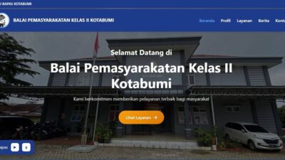 Bapas Kelas II Kotabumi Launching Web Self Service, Wujudkan Layanan Digital yang Cepat serta Mudah dan Transparan