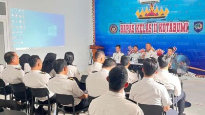 Kepala Bapas Kotabumi Sosialisasikan Perintah Harian Plh Kakanwil Ditjenpas Lampung Kepada Pegawai