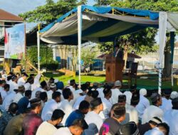 Semangat Idul Adha di Balik Jeruji, Lapas Banyuasin Gelar Sholat Ied Bersama