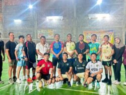 Jaga Kebugaran dan Perkuat Soliditas, Petugas Lapas Muara Tebo Gelar Olahraga Badminton Bersama