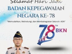 Hari Jadi BKN ke-78, Bapas Kotabumi Teguhkan Komitmen Wujudkan ASN BerAKHLAK