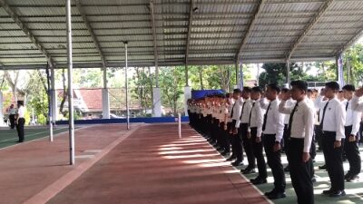 Peringati Hari Lahir Pancasila 2026, Lapas Karanganyar Ikuti Upacara di Lapas Batu Nusakambangan