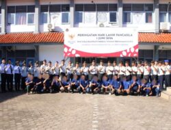 Lapas Kelas IIB Kotaagung Laksanakan Upacara Peringatan Hari Lahir Pancasila
