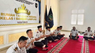 Gelar Pembinaan Mental dan Rohani, Rutan Bandar Lampung Perkuat Integritas dan Spiritualitas Pegawai