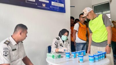 Deteksi Dini Narkoba, Rutan Sukadana Pastikan Warga Binaan Bersih dari Penyalahgunaan Narkotika