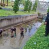 Wujud Kepedulian Lingkungan, Lapas Karanganyar Gelar Kerja Bakti Pembersihan Kanal
