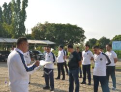 Perkuat Kebugaran dan Kekompakan Pegawai, Lapas Gunung Sugih Gelar Kegiatan Pembinaan Jasmani