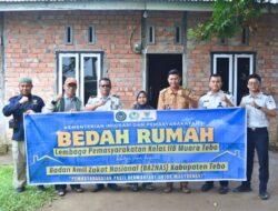 Perkuat Sinergi Sosial dan Pembinaan Warga Binaan, Lapas Muara Tebo Tinjau Lokasi Program Bedah Rumah Bersama Baznas