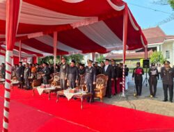 Perkuat Sinergi dengan Polri, Kalapas Banyuasin Hadiri Upacara HUT Bhayangkara ke-80