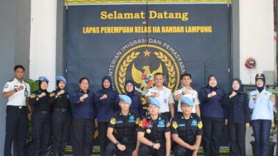 Direktur Poltekimipas Lakukan Kunjungan ke Lapas Perempuan Bandar Lampung