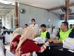 Gandeng Puskesmas Sukadana, Rutan Sukadana Gelar CKG – Tes HIV Bagi Petugas dan Warga Binaan