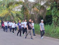 Lapas Banyuasin Rutin Gelar Jalan Sehat Jaga Kebugaran dan Perkuat Soliditas