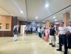 Apel Petugas Piket Akhir Pekan, Kalapas Pastikan Optimalisasi Pelayanan dan Keamanan