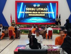 52 Warga Binaan Lapas Karanganyar Ikuti Kegiatan Serbu Litmas di Aula Candra Nawasena