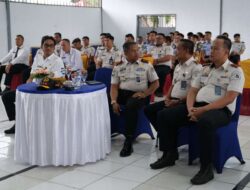 Karutan Kelas I Bandar Lampung Beserta Jajaran Ikuti Pengarahan PK Ahli Utama Dalam Perkuat Pemahaman Kebijakan Pemasyarakatan