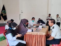 Lapas Ampana Gandeng Puskesmas Gelar Deteksi Dini dan Cek Kesehatan Gratis Bagi Warga Binaan dan Pegawai