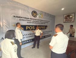 Bapas Kotabumi Dampingi Kakanwil Ditjenpas Lampung Tinjau Operasional Pos Bapas Terintegrasi di Rutan Menggala