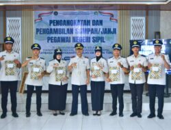 Resmi Menjadi PNS, Tujuh CPNS Lapas Muara Tebo Dilantik dan Diambil Sumpah