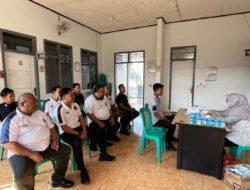 Dukung Program P4GN, Seluruh Petugas Lapas Way Kanan Lakukan Tes Urine dengan Hasil Negatif