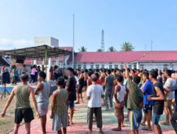 Jaga Kebugaran dan Kesehatan, Lapas Muara Tebo Gelar Senam Pagi Bagi Warga Binaan