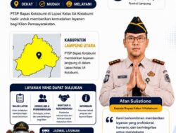 Bapas Kotabumi Tingkatkan Kualitas Pelayanan Publik Melalui Kehadiran di PTSP Lapas Kotabumi