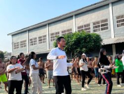 Perkuat SDM Pemasyarakatan yang Sehat dan Produktif, Rutan Sukadana Gelar Senam Pagi Bersama Pegawai dan Warga Binaan