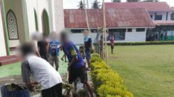 Wujudkan Lingkungan Pemasyarakayan yang Bersih dan Sehat, WBP Lapas Ampana Rutin Laksanakan Aksi Bersih-bersih di Lingkungan Blok Hunian
