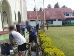 Wujudkan Lingkungan Pemasyarakayan yang Bersih dan Sehat, WBP Lapas Ampana Rutin Laksanakan Aksi Bersih-bersih di Lingkungan Blok Hunian