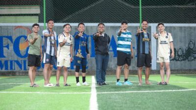 Perkuat Kebersamaan dan Soliditas, Rutan Sukadana Gelar Minisoccer Bersama Lapas Gunung Sugih dan Lapas Kotabumi