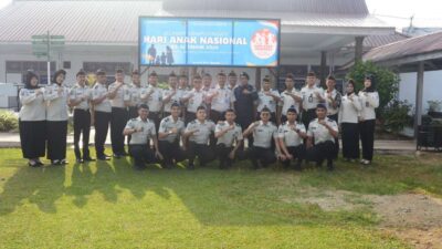Sayang Anak serta Lindungi dan Bangun Masa Depan, Lapas Muara Tebo Gelar Upacara Peringatan Hari Anak Nasional 2026