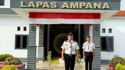 Lapas Ampana Gelar Upacara Peringatan Hari Anak Nasional Ke-42, Teguhkan Komitmen Wujudkan Perlindungan Anak Menuju Indonesia Emas 2045