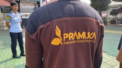 Semangat Tinggi ! Warga Binaan Lapas Kelas I Bandar Lampung Ikuti Pembinaan Kepramukaan Bersama Taruna POLTEKIP