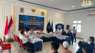 Rutan Bandar Lampung Gelar Sidang TPP, Bahas Usulan Integrasi hingga Partisipasi Tamping pada Festival Band bagi Warga Binaan