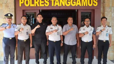Perkuat Sinergitas, Kalapas Kotaagung Jalin Koordinasi Bersama Polres Tanggamus