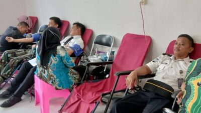 Rutan Kelas IIB Menggala Turut Partisipasi Dalam Donor Darah Peringatan ke,79 Hari Bakti TNI Angkatan Udara 2026